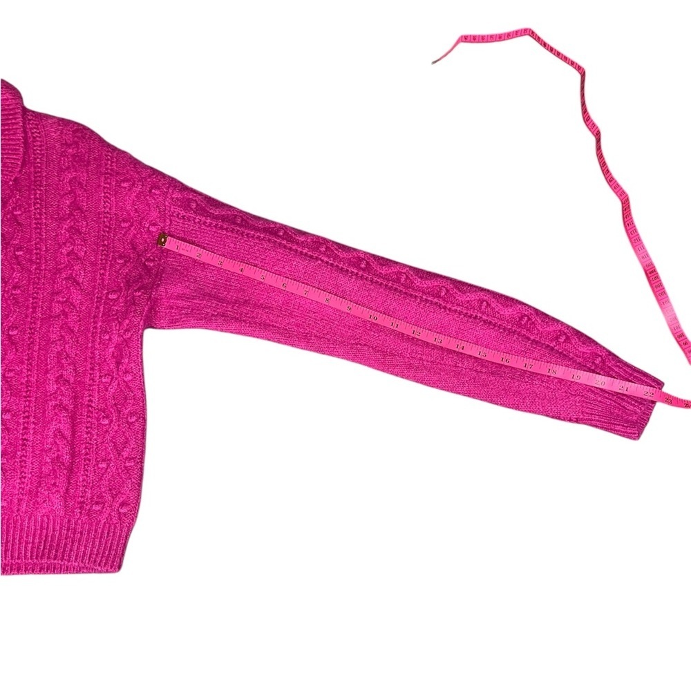 Free People Every Cloud Pullover in Fuchsia Fizz Size Small - Picture 8 of 8